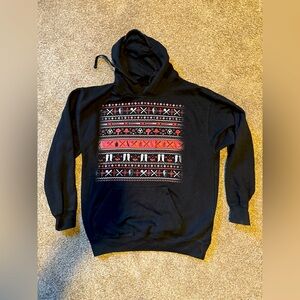 The Walking Dead Supply Drop Christmas Themed Hooded Sweatshirt Hoodie Men’s L